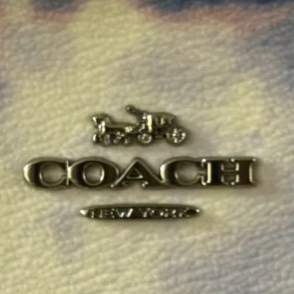 Coach Blue Tie-Dye Crossbody Bag - Picture 5 of 16